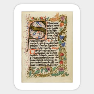 Illuminated Manuscript Sticker